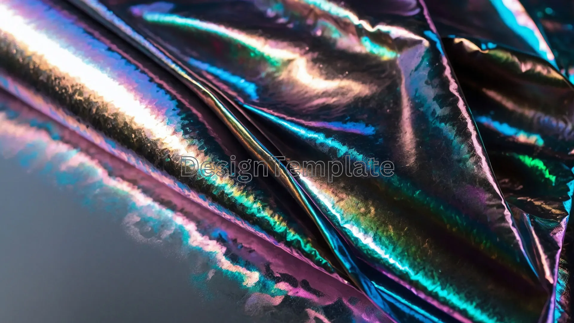 Spectral Shine on Foil Holographic Background PNG